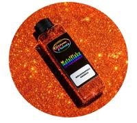 Metal Flake Holographic Orange 50g - Size: Medium .008 Hex
