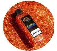 Metal Flake Orange / 50g - Size: Medium .008 Hex