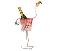 Metal Flamingo Champagne Ice Bucket Bowl Cooler