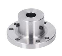 Metal Flange Joint, Lathe Faceplate High Manganese Steel Wear Resistant Hardness Accessories 6 Mounting Hole Chuck for K11 80 Wearresnt Face Plate Easy to Install K72 22mm