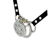 Metal Flat Chastity Cage Bondage Sex Toys - Breathable Cock Cage for Men with Invisible Lock & Auxiliary Belt Adult Sex Toys for Male Penis Exercise and Abstinence