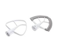 Metal Flex Edge Beater Paddle and Coated Flat Beater 2 PC/Set Tilt-Head Mixer Bowl for 4.5QT，Compatible for KitchenAid，K45 K45SS