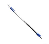 Metal flexible drill extension bit with hexagonal ends for hand and electric drills to access and drill in challenging tight spaces effectively (blue)