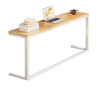 Metal Floating Radiator Shelf with Legs Over Radiator Storage Solutions Wooden Top Decorative Shelves Space-Saving Small Long Table Heater Covers for Home & Office (Beige 120 * 20 * 80cm)