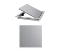 Metal Floor Access Door Panel - Magnetic Ceiling Cover Plate for Easy Access Push Click Loft Hatch for Plumbing & Electrical Wiring Solutions