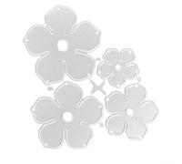 Metal Floral Cutting Die 10.2x11.9cm Scrapbooking Tool | Carbon steel build, cutting edges, fits standard machines, ideal for cards and albums
