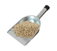 Metal Flour Scoop, Small Metal Hand Shovel, Utility Shoop Ergonomic, Non-Slip Kitchen Spoon, Multi-Purpose for Ice Food, Cereals, Coffee Beans, Baking, Cooking, Food Preparation Use with Durable