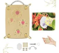 Metal Flower Press, Micro Flower Press Set, Micro Press Flower Tool, Metal Miniature Press Flowers, Creative Miniature Plant Press, DIY Embossing, Craft Lovers, Daisy (B)