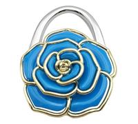 Metal Flower Shaped Purse Hook Foldable Table Holder Portable Dining Room Handbag Hanger Decor Table Portable Holder