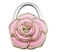 Metal Flower Shaped Purse Hook Foldable Table Holder Portable Dining Room Handbag Hanger Decor Table Portable Holder