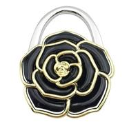 Metal Flower Shaped Purse Hook Foldable Table Holder Portable Dining Room Handbag Hanger Decor Table Portable Holder