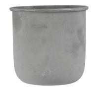 Metal Flowers Pot Small Round for and Herbs by Ib Laursen