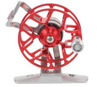 Metal Fly Fishing Reel with Drag, Alloy Fishing Wheel for Fisher | Portable Lightweight Design, Comfortable Touch, Beautiful Red Finish, Assorted Style Selection for Fly Fishing Random Style