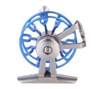 Metal Fly Fishing Reel with Drag, Compact Wear Resistant Outdoor Wheel | Aluminum Alloy Build, Composite Foot, Easy to Carry for Rods, Lure Setups, Backpacking Trips