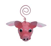 Metal Flying Pig Animal Tea Light Candle Holder
