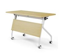 Metal Folding Conference Table for Office Meetings | Stylish Square Design for Team Collaboration and Workspaces | Ideal Seminar Table for Professional Environments