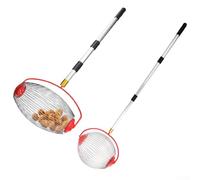 Metal Foot Operated Acorn Picker Upper Roller for Efficient Lawn and Garden Cleanup of Walnuts Pecans Chestnuts Pine Cones and Small Toys or Debris (Big)