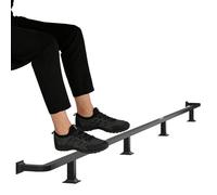 Metal Footrest for Bar Desk Kitchen Island Footrail Office il with Floor MountBlack 280cm/9.2ft Perfect for Commercial Use and Home Decor