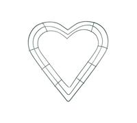 Metal For Crafts Star Heart Round Green Metal Floral Hoop | Creative Wreath Making Supply, Iron Art Flower Wreath Rings For Doors, Walls, Patios, Garden
