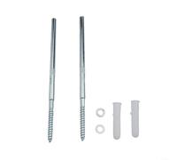 Metal for Floating Shelf Support Brackets 2 Pieces with Screws, Designed for Invisible Mounting to Secure for Floating Wood Shelves on Walls (8*150MM )