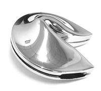 Metal Fortune Cookie Box Charm Gold Paper Message Wedding Bridal Shower House Warming Gifts and Souvenirs