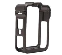 Metal Frame Camera Cage Fit for 360 Action Camera, Lock Protective Cage with Arrow Storage Case Expansion Housing Shell with 1/4 Cold Shoe for Video Light Microphone