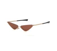 Metal Frame Cat Eye Sunglasses For Women Vintage Classics Eye Wear Shades For Female (C2,One Size)