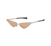 Metal Frame Cat Eye Sunglasses For Women Vintage Classics Eye Wear Shades For Female (C5,One Size)