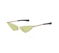 Metal Frame Cat Eye Sunglasses For Women Vintage Classics Eye Wear Shades For Female (C7,One Size)