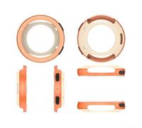 Metal Frame Designed for Amazfit Active 2 Sapphire Edition Protects Against Falls and Scratches (Orange)