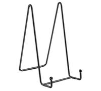 Metal Frame Easel Stand - Black Iron Picture Frame Stand | Decorative Plate & Photography Frame for Table, Ideal for Living Room, Bedroom, Kitchen Decor