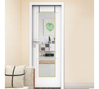Metal Frame Over the Door Full Length Mirror