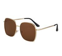 Metal Frame Sunglasses for Mens Womens UK,Polarised Sunglasses Dust Proof Sun Glasses Outdoors Hiking Cycling Fishing Eyewear Unisex Sunglasses for Womens Holiday Beach