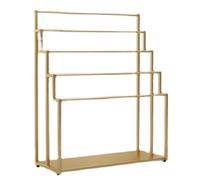 Metal Freestanding Scarf Holder Organizer, Freestanding Clothing Organizer Scarf Rack, Store Garment Rack, Scarf Display Stand for Retail Boutiques