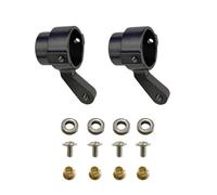 Metal Front Axle Bridge Steering Cup Turn Cup Kit Compatible With C14 C24 C34 C44 B14 B1 B16 B24 B36 MN D91 MN99S RC Car(black)