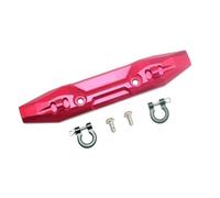 Metal Front Bumper With Tow Hook 5335X for Trax-xas 1/10 E REVO E-Revo 2.0 86086-4 4X4 VXL Monster Truck Upgrade Accessories(Rot)