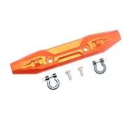 Metal Front Bumper With Tow Hook 5335X for Trax-xas 1/10 E REVO E-Revo 2.0 86086-4 4X4 VXL Monster Truck Upgrade Accessories(Orange)