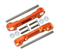 Metal Front Lower Suspension Arm Mount Fixed Block LOS234019 LOS234023 for L-OSI 1/10 for Lasernut U4 for Tenacity DB TT Pro RC Cars(Orange)