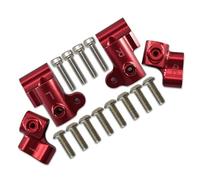 Metal Front Rear Body Post Mount AR320365 for ARR-MA 1/8 for OUTCAST for NOTORIOUS EXB 6S BLX Monster Truck RC Car Upgrade Parts(Rot)