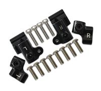 Metal Front Rear Body Post Mount AR320365 for ARR-MA 1/8 for OUTCAST for NOTORIOUS EXB 6S BLX Monster Truck RC Car Upgrade Parts(Schwarz)