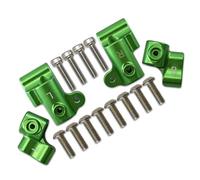 Metal Front Rear Body Post Mount AR320365 for ARR-MA 1/8 for OUTCAST for NOTORIOUS EXB 6S BLX Monster Truck RC Car Upgrade Parts(grn)