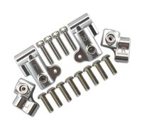 Metal Front Rear Body Post Mount AR320365 for ARR-MA 1/8 for OUTCAST for NOTORIOUS EXB 6S BLX Monster Truck RC Car Upgrade Parts(Silver)