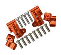Metal Front Rear Body Post Mount AR320365 for ARR-MA 1/8 for OUTCAST for NOTORIOUS EXB 6S BLX Monster Truck RC Car Upgrade Parts(Orange)