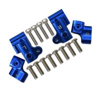 Metal Front Rear Body Post Mount AR320365 for ARR-MA 1/8 for OUTCAST for NOTORIOUS EXB 6S BLX Monster Truck RC Car Upgrade Parts(Blau)