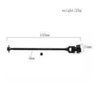 Metal Front Rear Center Universal Shaft MA357 MA358 for 1/8 KYOSHO USA-1 Foxx RC Car Monster Truck Upgrade Parts Accessories(MA358)