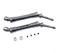 Metal Front Rear Drive Shaft for Traxxas Slash for 4x4 1/10 RC Duty Steel Driveshaft for Rustler for stampede VXL 1/10 U-Joint Drive Shaft for Traxxas F-150 Hoss 1/10 Truck Front and Rear Axle (After)