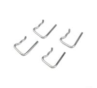 Metal Fuel Injector Return Clips Set of 4 Silver Finish