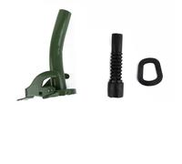 Metal Fuel Spout with Flexible Rubber Nozzle and Separate Leak Sealing Gasket, Designed for 5L 10L 20L Jerry Cans, Effective Fuel Transfer Attachment