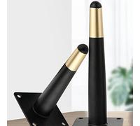 Metal Furniture Legs - 4 Pcs Straight Tapered Legs for Table and Dresser - Replacement Legs with Screws - 30cm