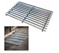 Metal Galvanised Shoes Mat Steel Shoe Scraper Outdoor/Indoor Floor Mat Garden Farm Yard Mud Mud Scruber